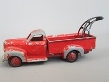 C842 Vintage 1950 Dinky 25R France Studebaker M17 Dépanneuse Rouge 1:50 Repeint