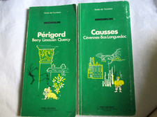 2 guides verts MICHELIN Causses Cévennes Bas Languedoc 1981 + Périgord Quercy 81