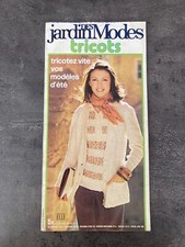 JARDIN DES MODES TRICOTS N°7 01/1974 modèles été   J60