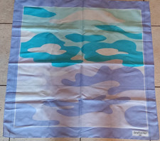Beau carré/foulard vintage Daniel Hechter 68 cm X 69 cm