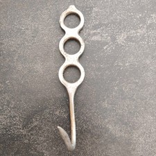 Crochet de boucher forgé collection cuisine chasse 