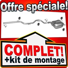 Echappement pour SAAB 9-3 1.9TiD Berline, Cabrio, Break avec DPF Silencieux