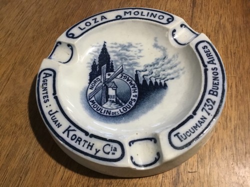 Rare beau cendrier moulin - rare,