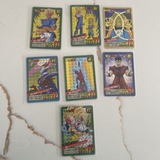 Lot De 7 Cartes Dragon Ball Z
