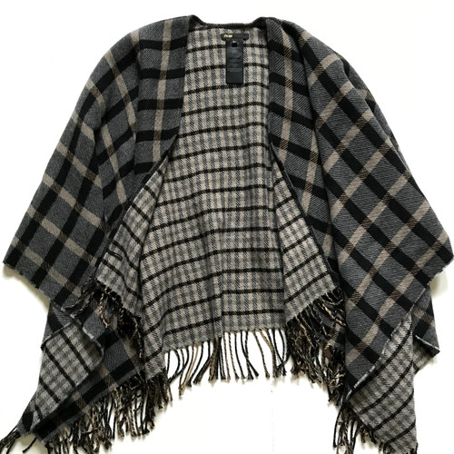 Maje plaid check - plaid, shawl