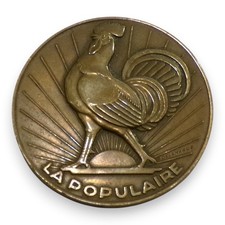 Médaille bronze  Coq par