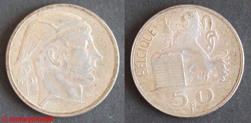 Belgique francs argent - !,