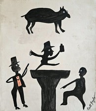 Tableau sur toile signé Bill