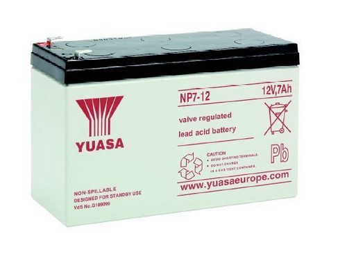 Batterie yuasa np7 - np7-12, 7ah
