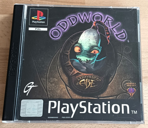 Playstation ps1 oddworld - playstation,