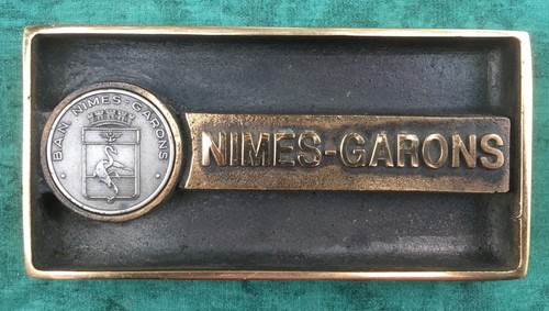 Bronze lourd cendrier vide - bronze, cendrier/vide
