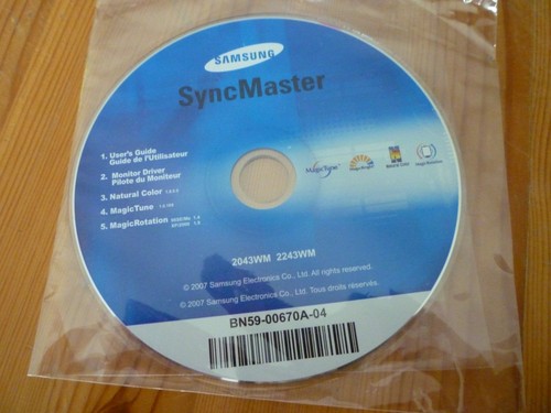 Logiciel samsung syncmaster - logiciel,