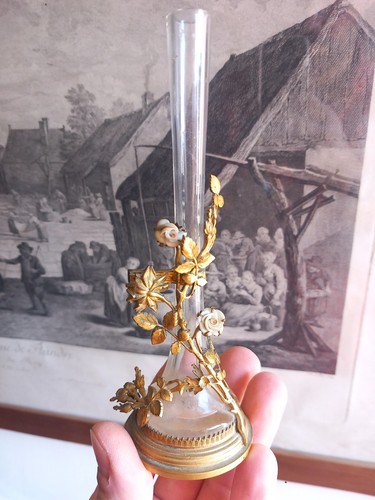 Vase soliflore monture laiton - monture,