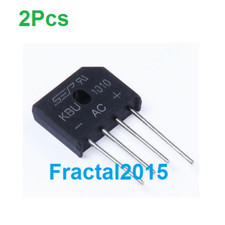 2pcs KBU1010 10A 1000V Kbu10m (Diode Bridge rectifier) Pont de diodes