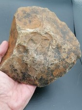 Lower Paleothic France Acheulean Rare Giant Chopper 1.7 kg Homo Heidelbergensis