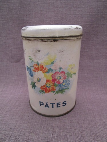 Pot épice ancien tôle - pot, en