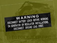 DECALCOMANIE POSE A L EAU . POSTE RADIO BC us ww2 jeep willys