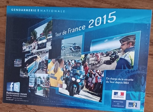 Cyclisme carte spécial tour - carte,