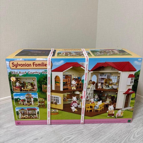 Sylvanian families red roof - families,