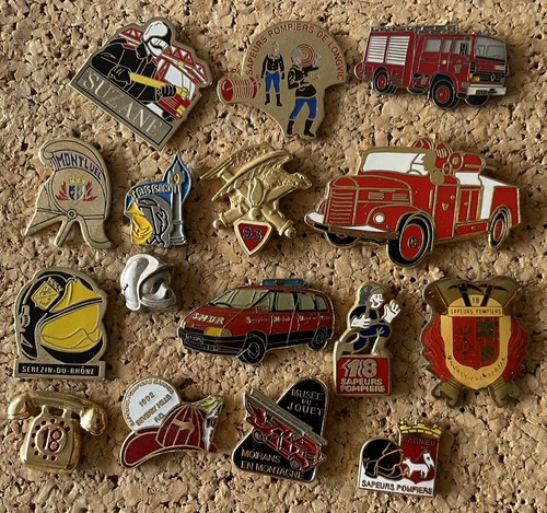 Lot pin pompier casque - lot, pompier,