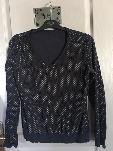 Pull taille bleu point - pull,