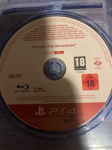 Sony the last remastered - sony,