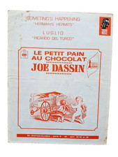 Partition de "Le Petit Pain au Chocolat" chanson de Joe Dassin © 1968