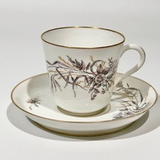 Tasse Porcelaine de Paris Décor Papillons Fleurs n°2 Cup