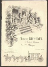Catalogue. Maison Riondel