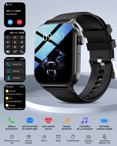 Montre connectée premium - ⌚,