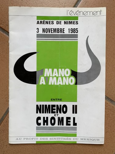Programme mano - mano, arènes