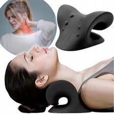 Coussin Nuque Étirement Massant Douleur Relaxant Cou Noir