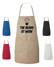 Chef Apron Beard At Work