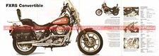 HARLEY DAVIDSON FXRS 1340 Convertible 1992 Fiche Moto 000501