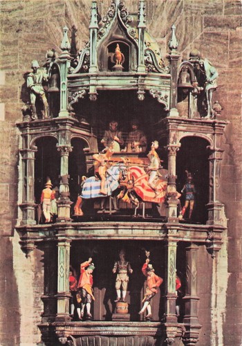 Allemagne munich glockenspiel - allemagne,