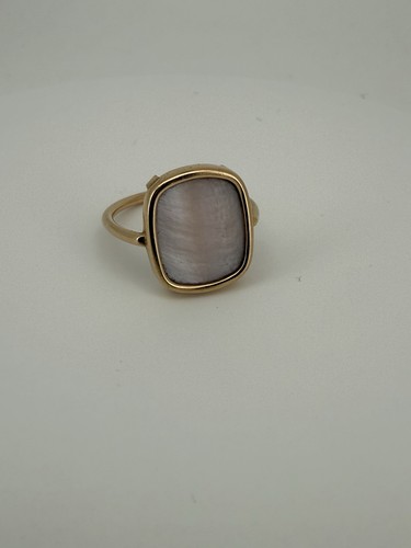 Bague jaune carats nacre - or,