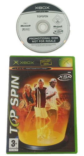 Jeu xbox top spin promo - xbox,