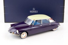 1:18 NOREV Citroen DS 19 Aubergine & Champagne 1956 - Limitée 400 Pièces