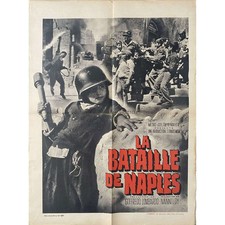 LA BATAILLE DE NAPLES Affiche de film  - 60x80 cm. - 1962 - Raffaele Barbato, Na