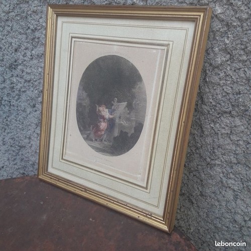 Lithographie encadrée le - encadrée,,