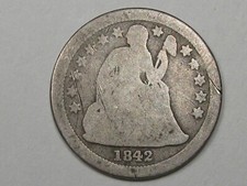 Key-Date 1842-o Silver US