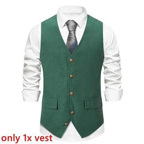 Hommes bouton col gilets - hommes,
