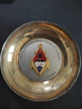 Coupelle vide poche militaire 22°BIMa  (métal argenté)