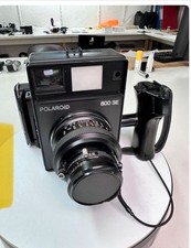 appareil photo Polaroid 600 SE + Mamiya 127mm 4.7 + Dos film Pack 100