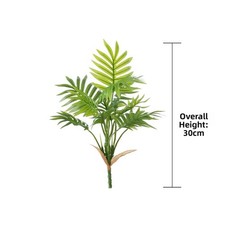 30CM Artificiel Areca Palmier Plante Vert PVC Mariage Extérieur Décoration Mai