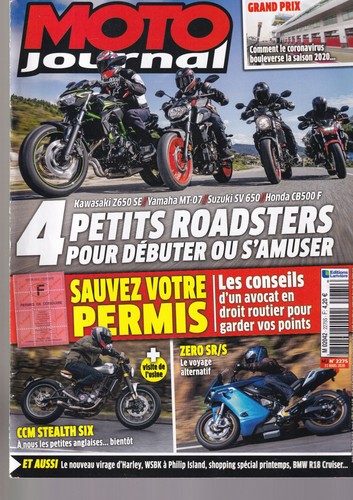 Moto journal 2275 kawa z650 - journal,