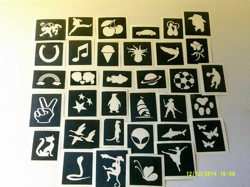 400 pochoirs pour - 50-, tatouages