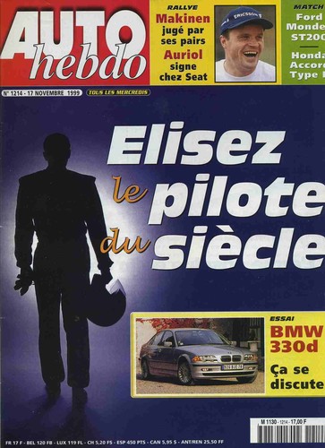 Auto hebdo 1214 11 1999 - hebdo, n°1214