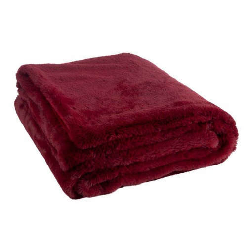 Plaid imitation fourrure - plaid,