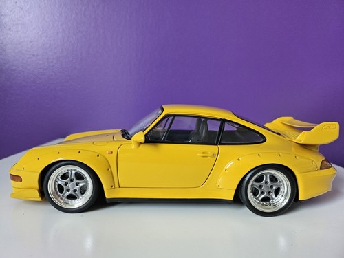 Porsche 911 993 gt2 jaune - porsche,